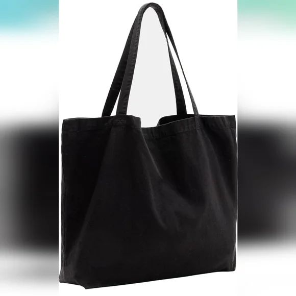 AllSaints UNDERGROUND Black Tote Bag Brand New - Picture 5 of 5